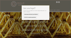 Desktop Screenshot of ginclubscotland.com